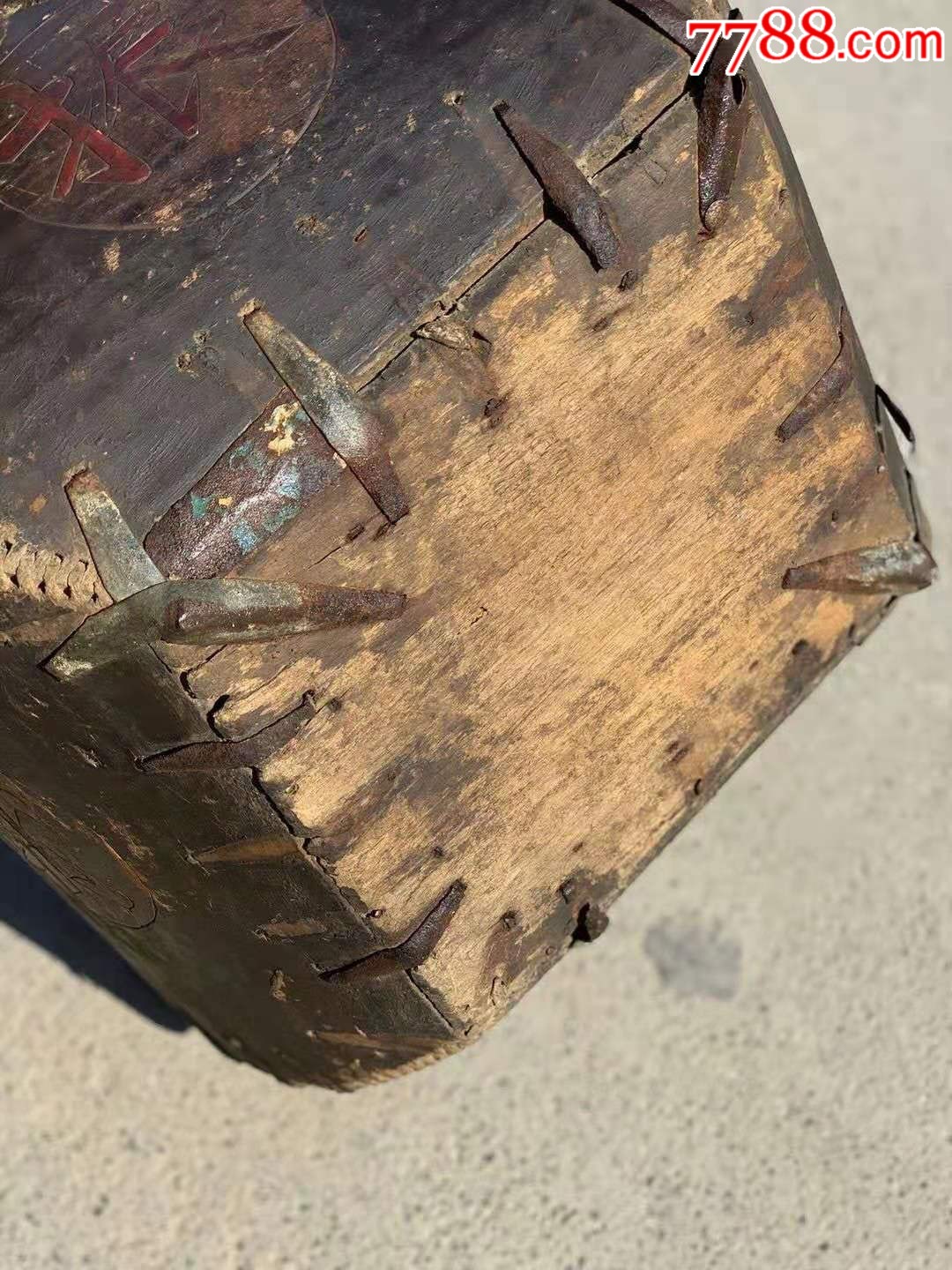 清代柏木粮食斗,装粮神器,保存完好,完整如图