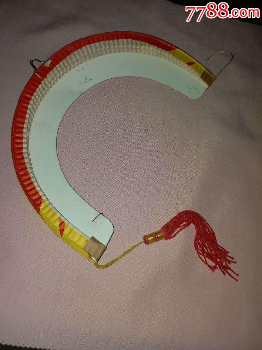 七十年代恭喜发财折叠纸灯笼