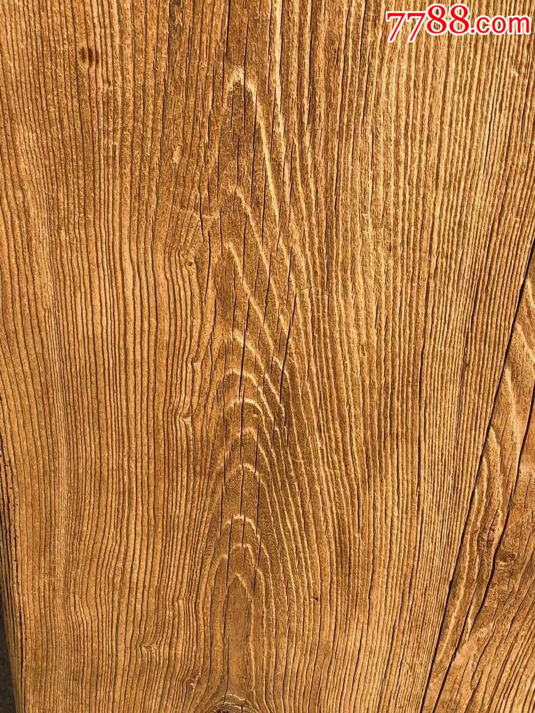 榆木门板一对自然风化纹理清晰无修补全品包老已清洗