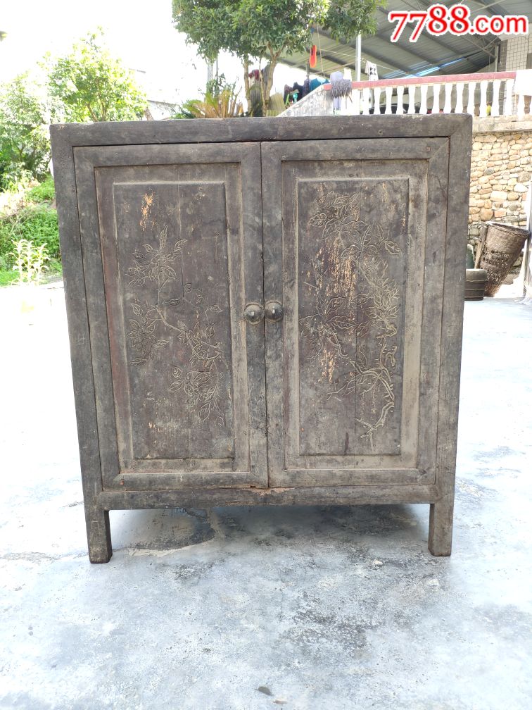 民国老家具木雕实木书柜古董家具