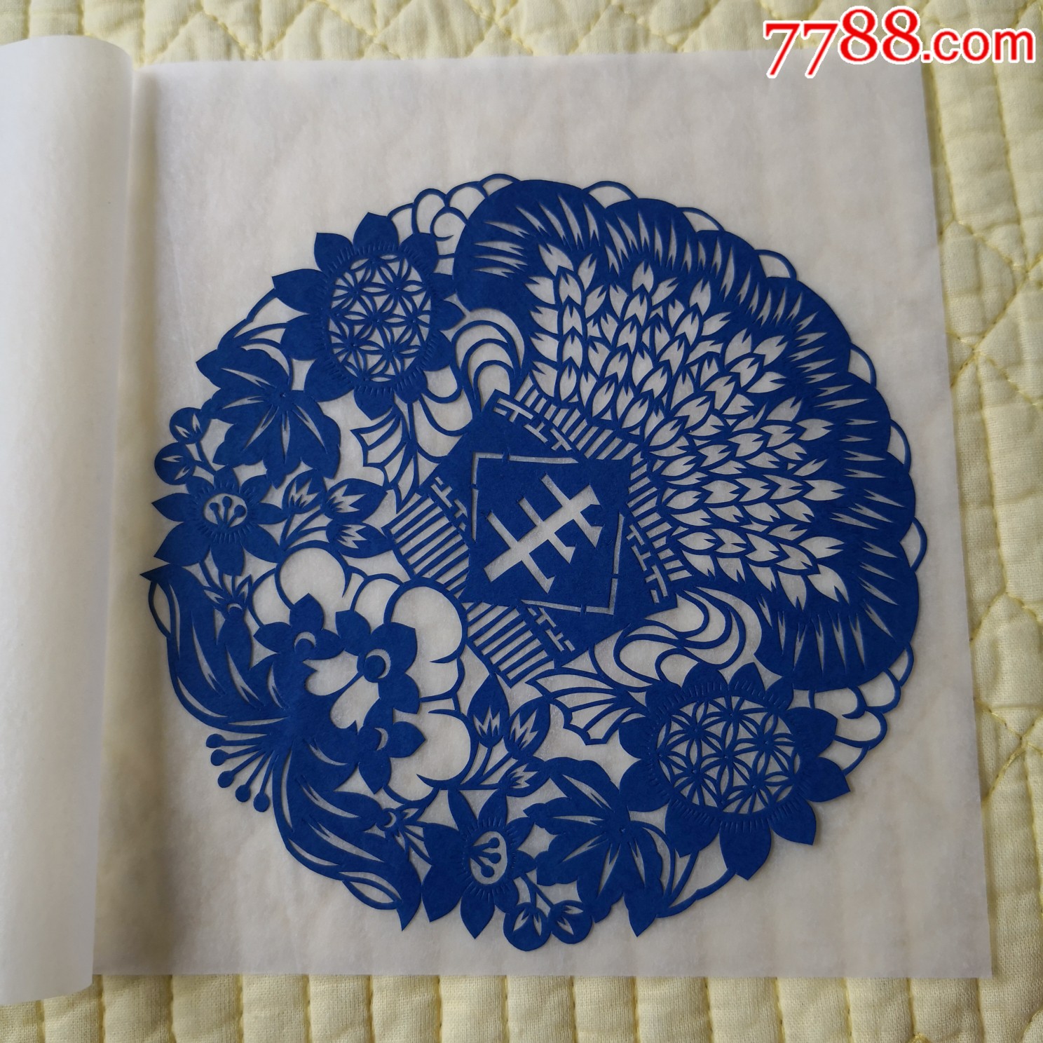 外销官版老剪纸,pc717丰收,6张/套