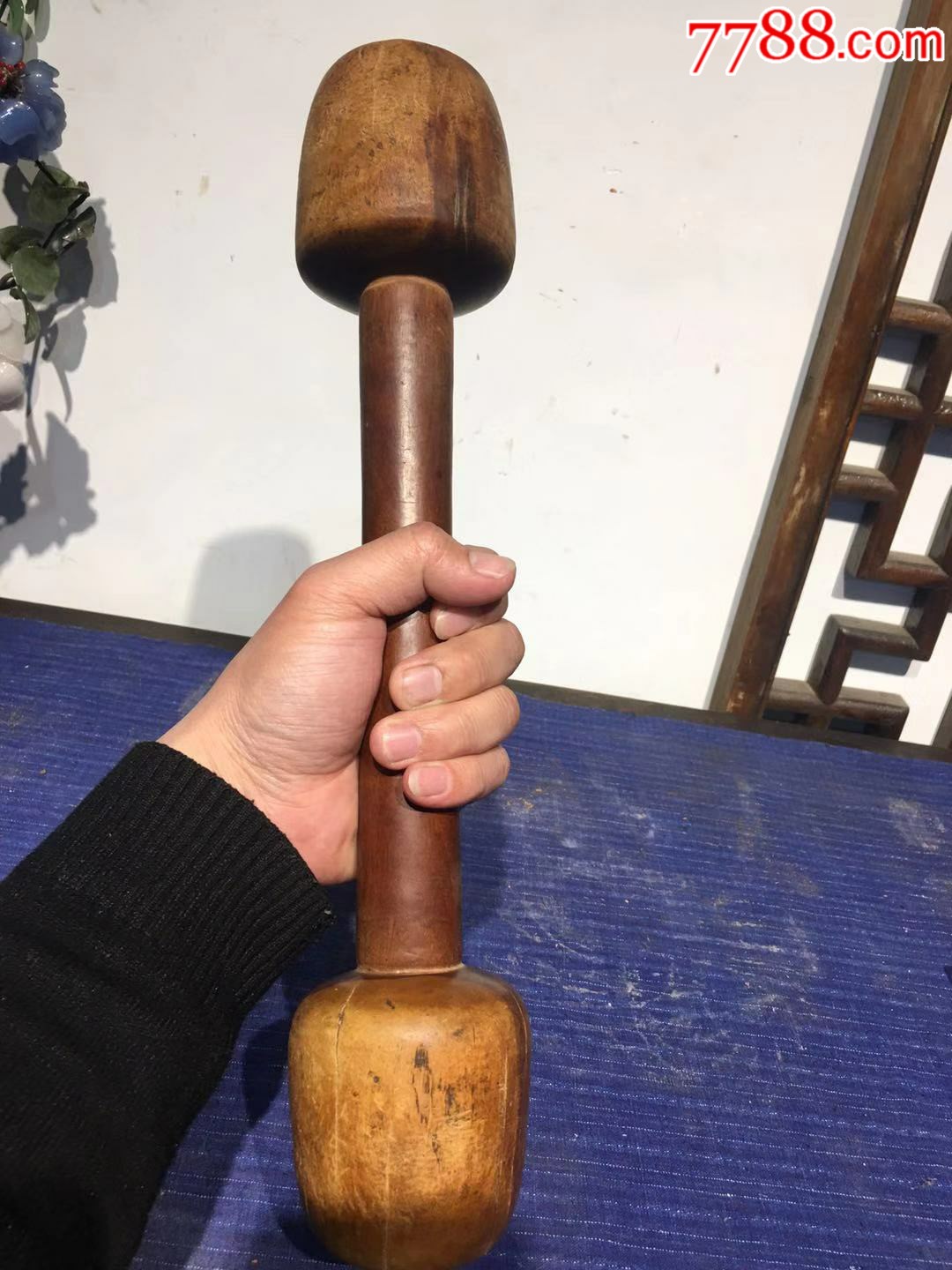 枣木双头锤,包浆好!
