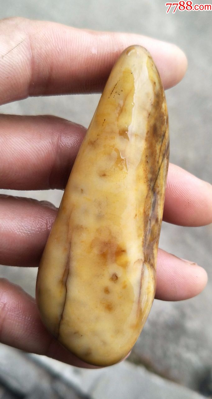 (硬水铝石)原石把玩件