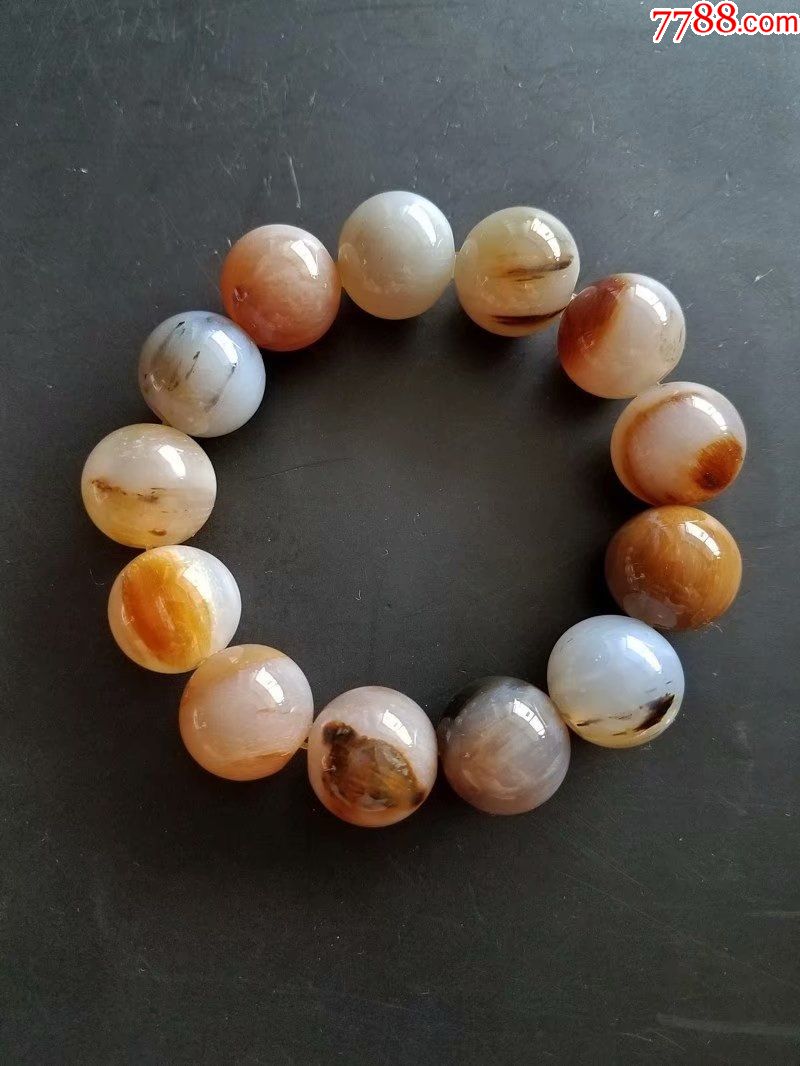 玉手串多彩木纹天然无优化植物舍利护身辟邪新品特价包邮_价格580元