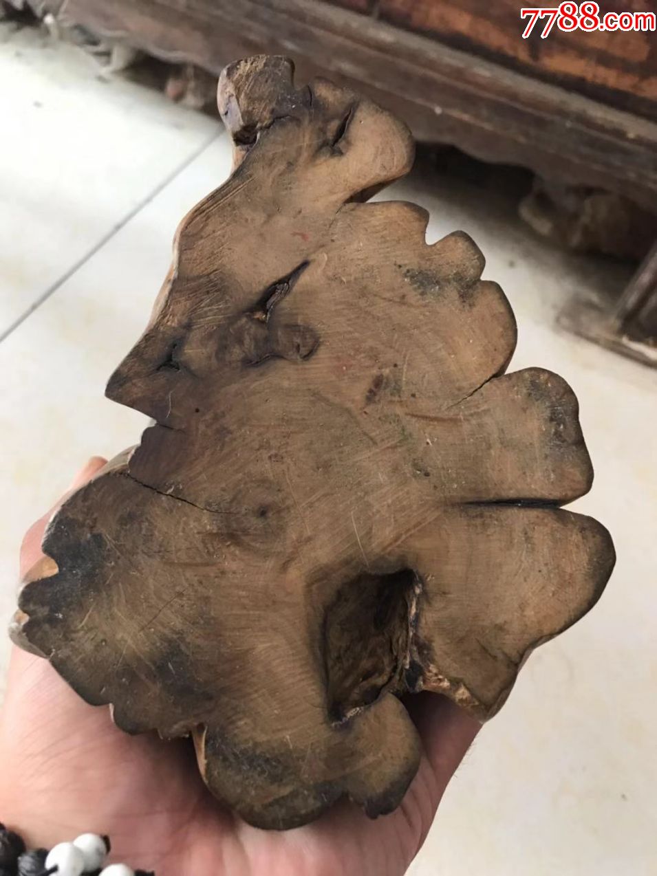 大石榴木笔筒手头好自然木纹不老一二十年的东西品如图