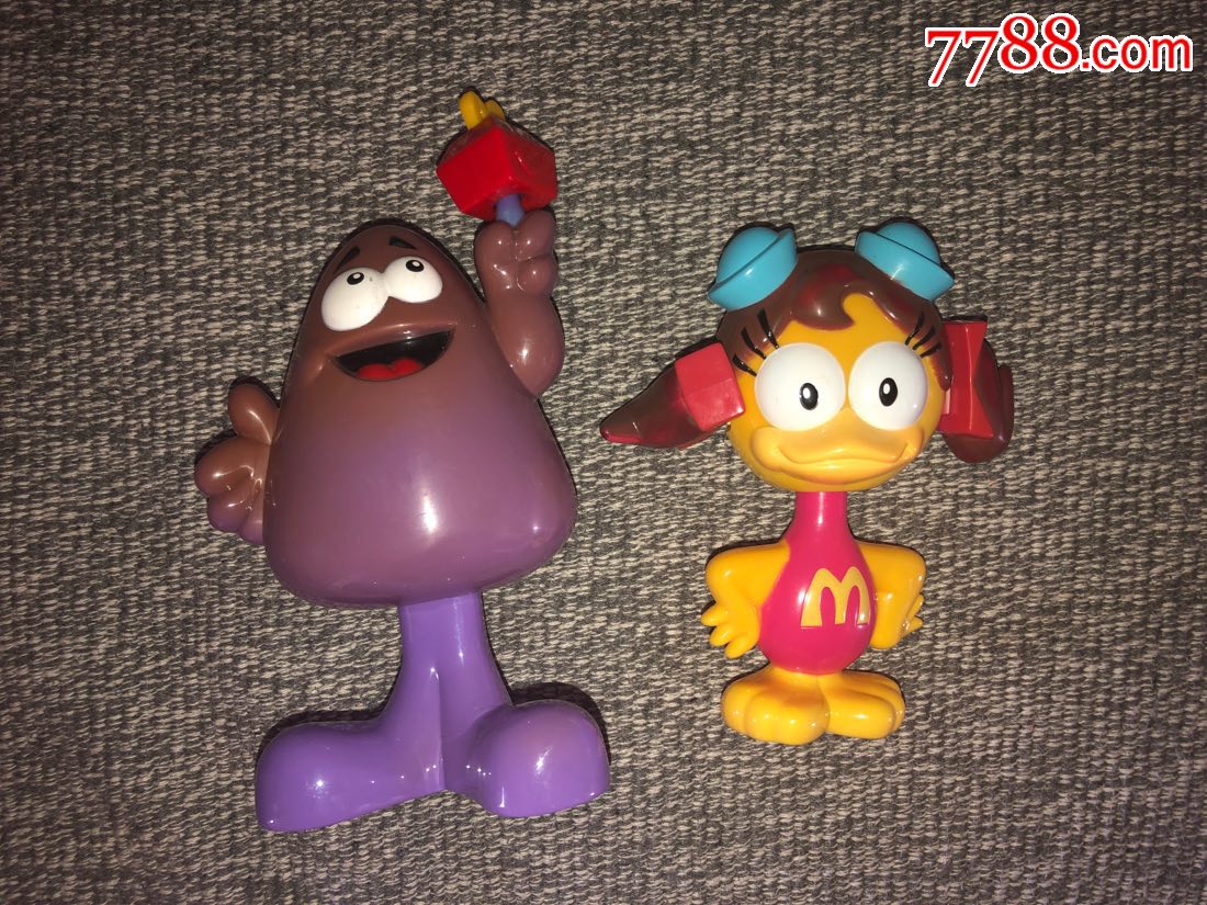 麦当劳四小福玩具