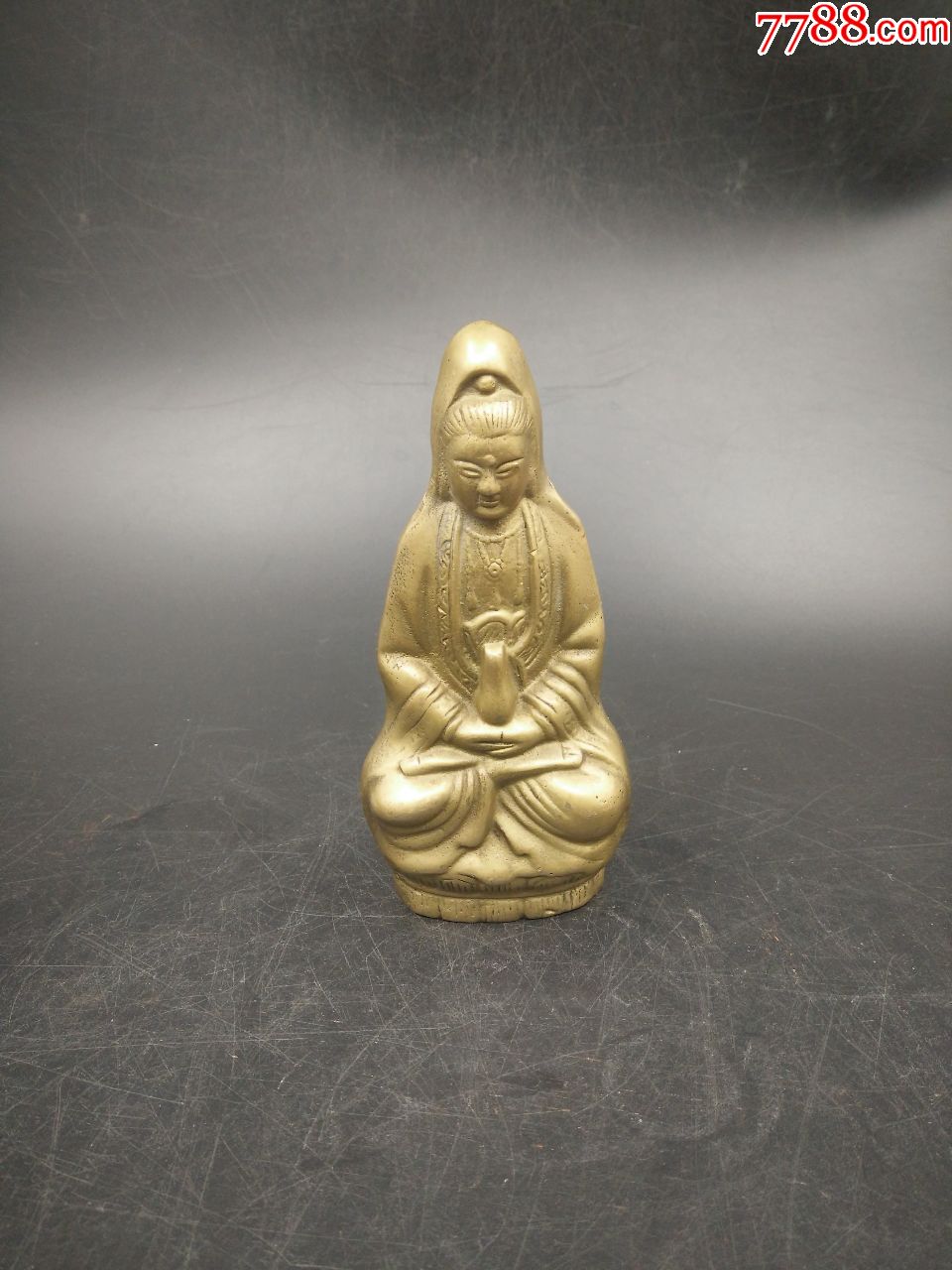 民国合模铜观音像一尊