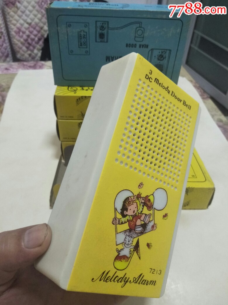 特价破烂:七八十年代老式壁挂式门铃5个(室内机)