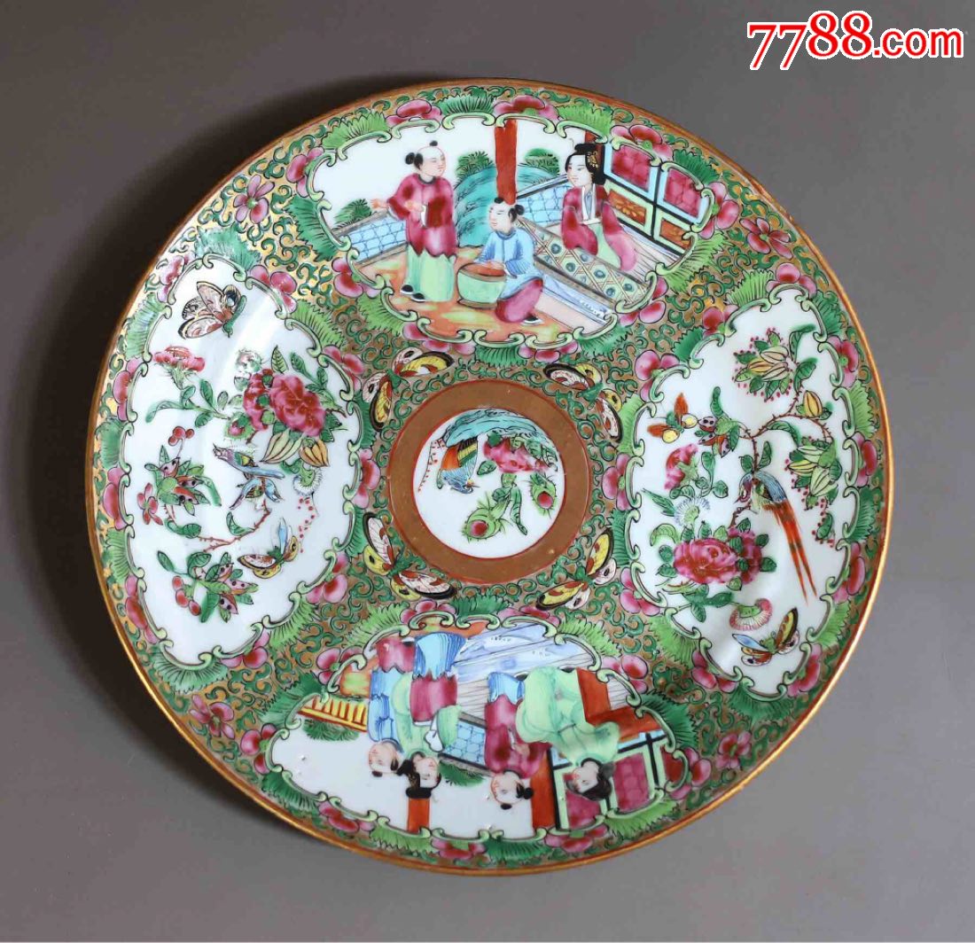 海】粉彩茶壺 花鳥文 時代 骨董品 時代品 中国美術