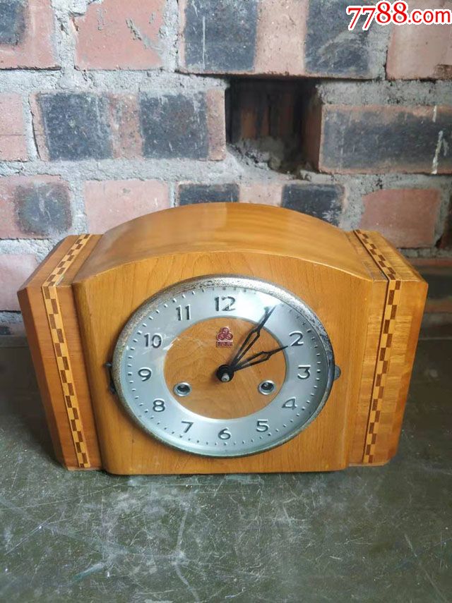 老机械上弦钟表旧挂钟摆钟老木钟老货旧货_价格248元_第1张_7788收藏