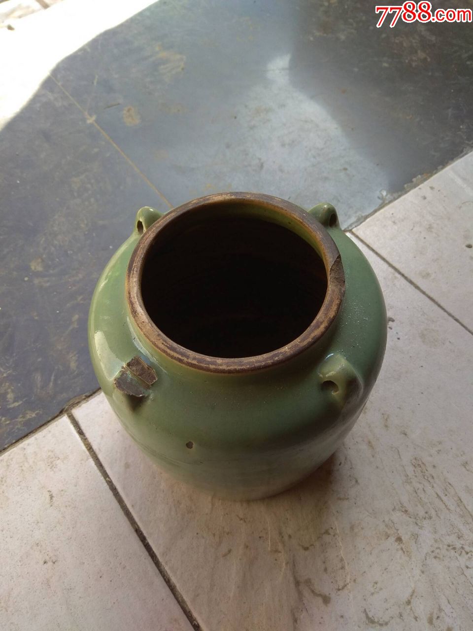 四系绿釉罐(1)
