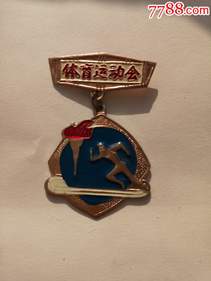人民共和国运动会9品￥2099早期中华人民共和国裁判员章(背川)_历