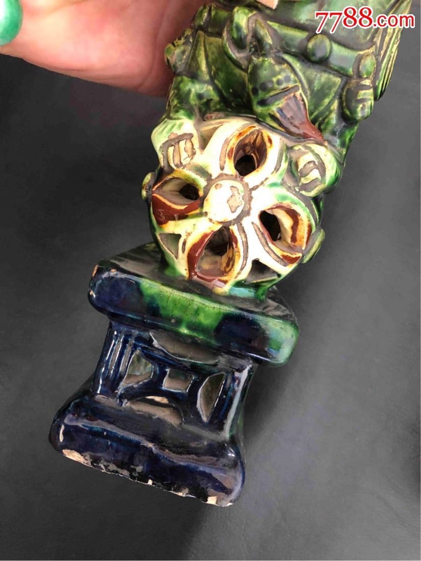 威武霸气绿狮子一对