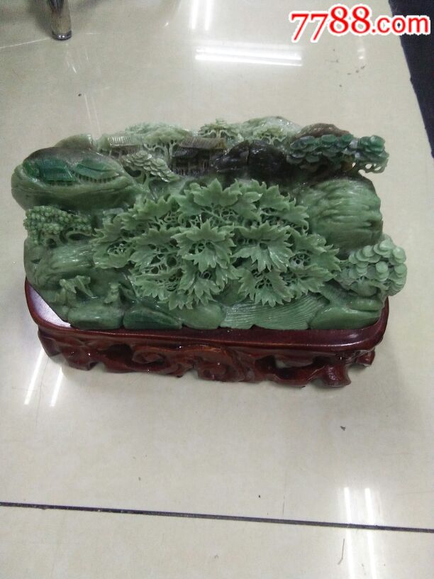 精品岫岩玉四色镂空摆件,13565639230_价格1880元【绝对可靠】_第1张