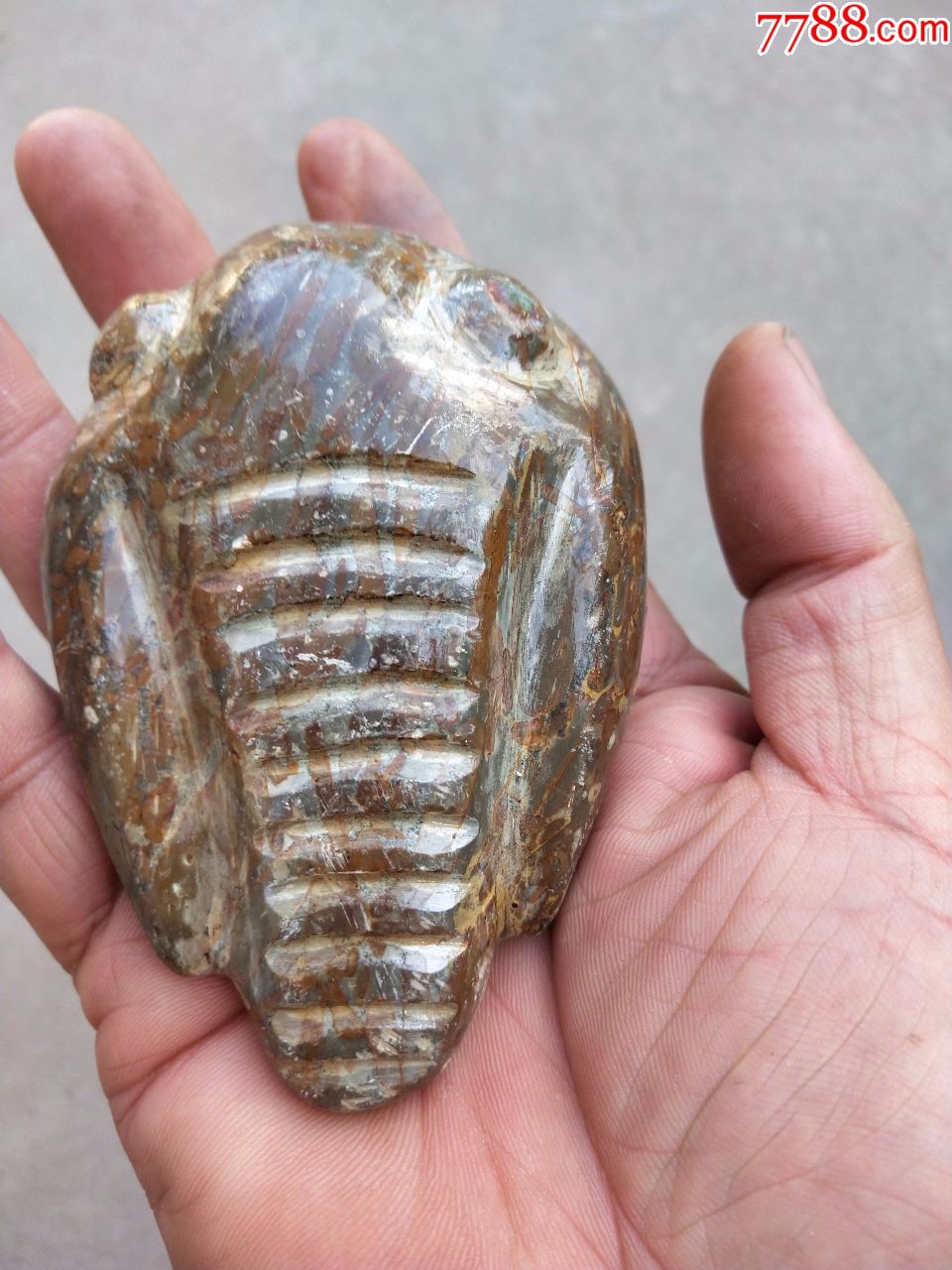 石雕件;石蝉一个10厘米*7厘米*4厘米_第6张_7788工艺品