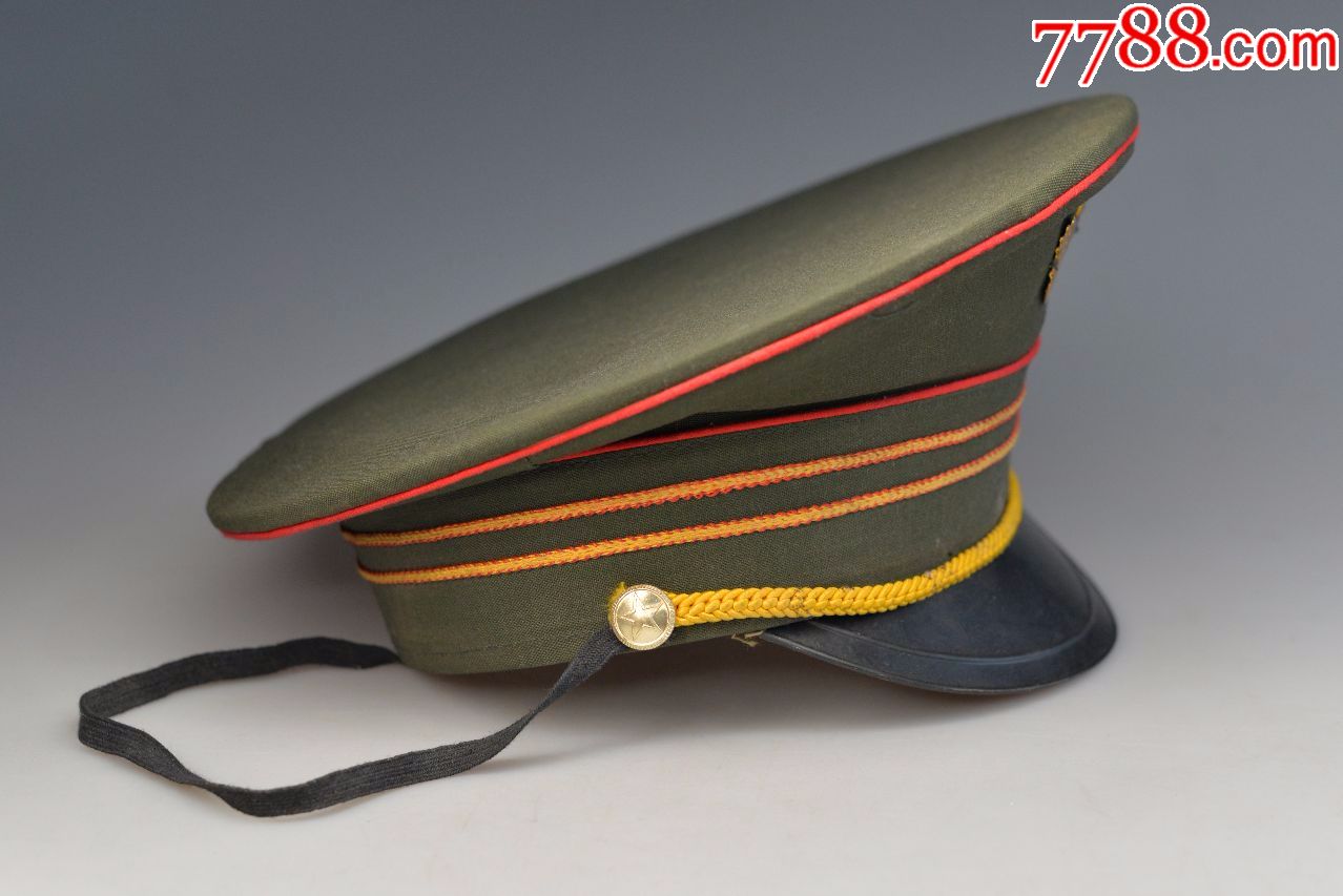 古着7080年代大盖帽收藏老大檐帽老帽子海鸥592哈尔滨制服帽子