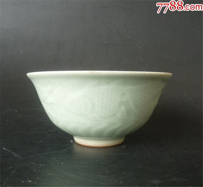 青瓷金玉满堂碗