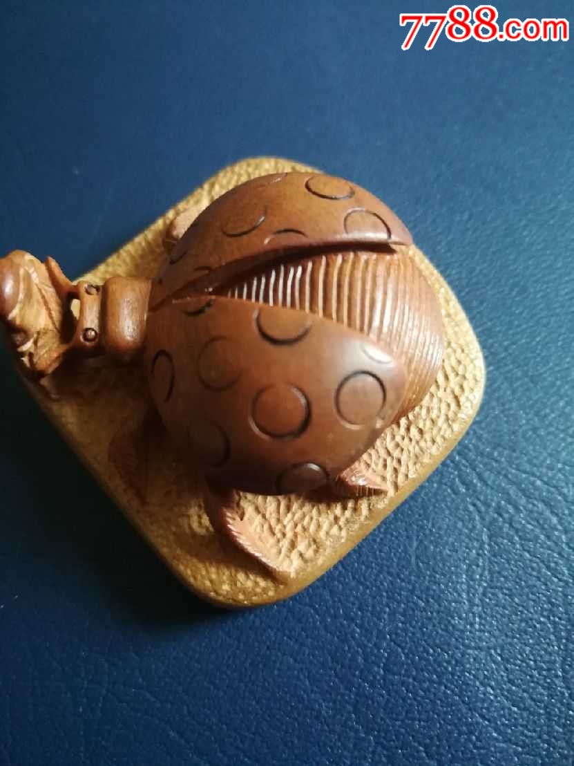 纯手工木雕小昆虫