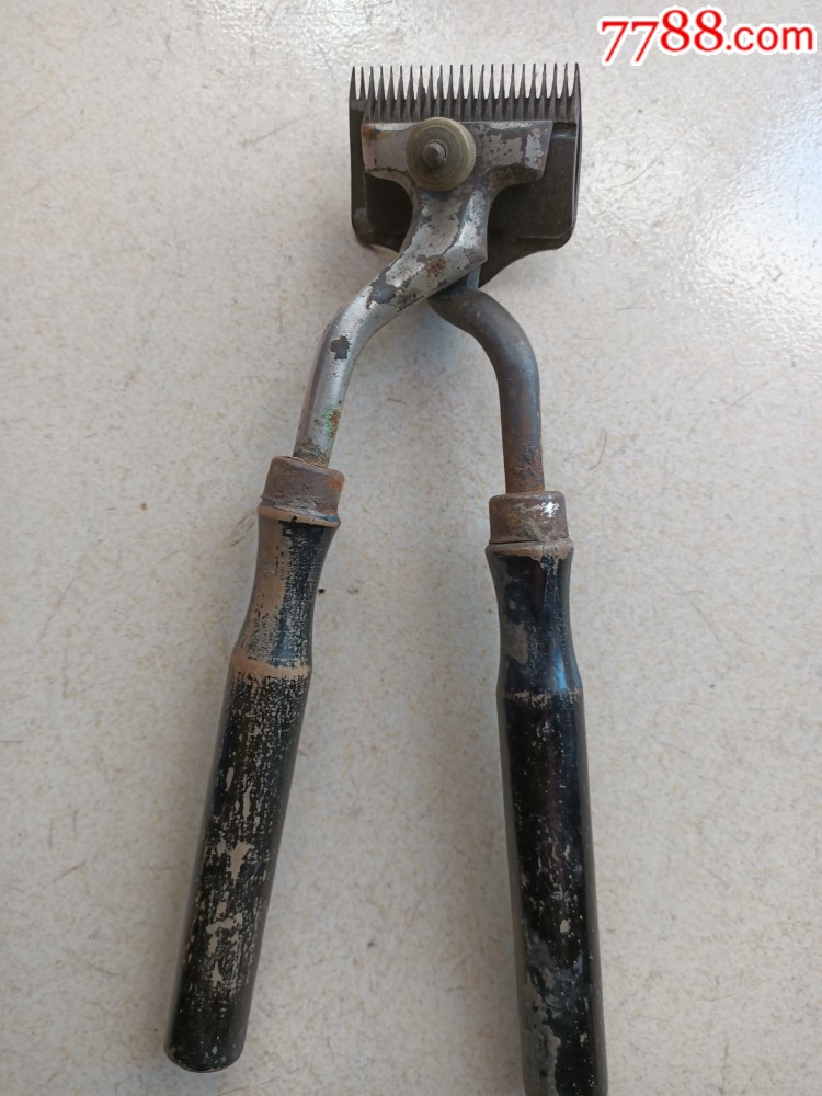民国时期木柄推子高13厘米