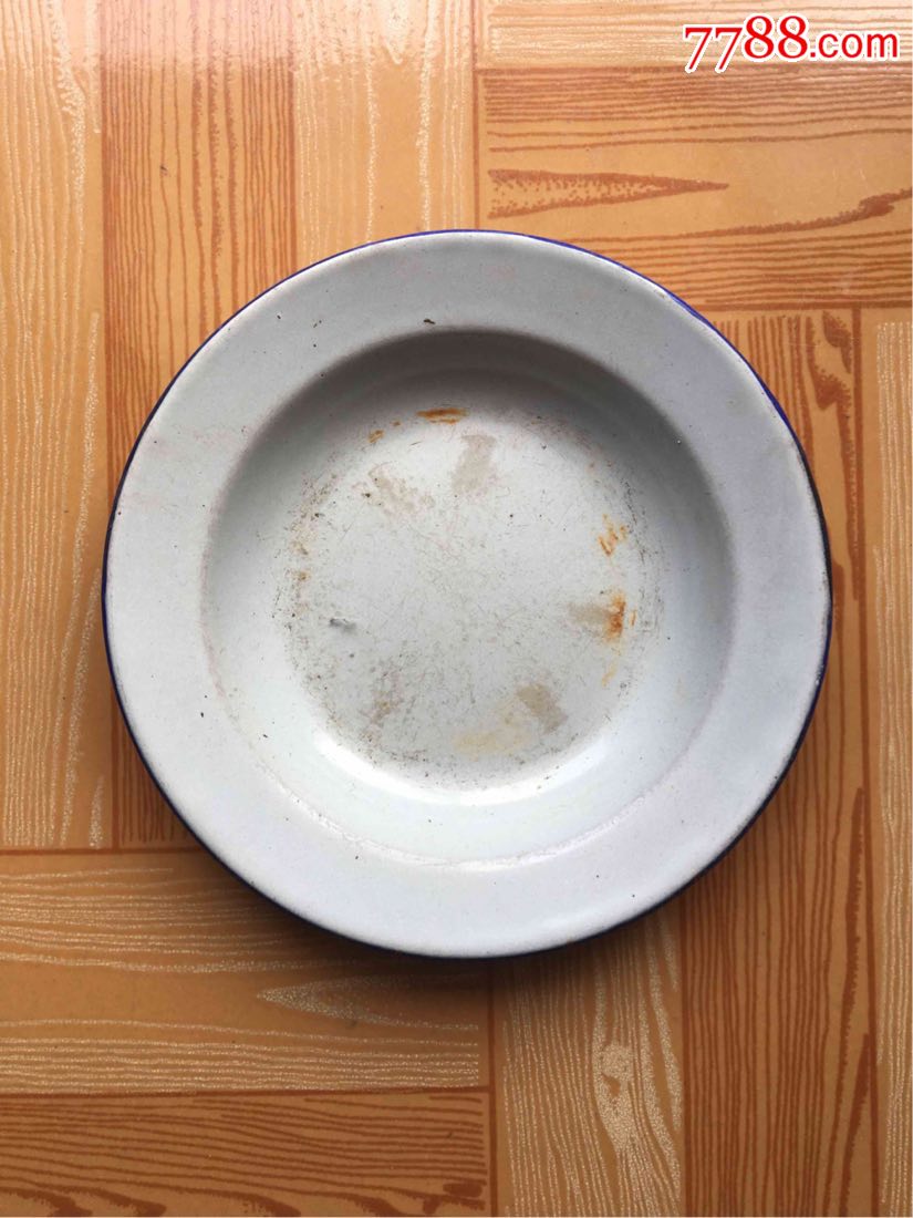 怀旧70年老搪瓷碟