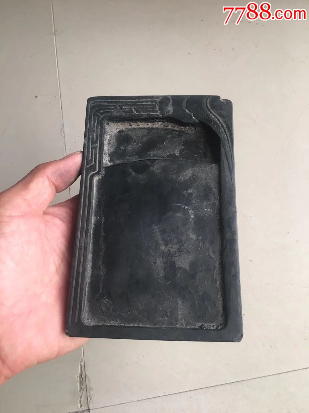 清代老砚台紫石