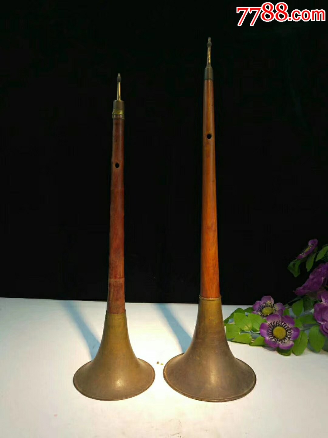 老唢呐完整漂亮正常使用全品包老