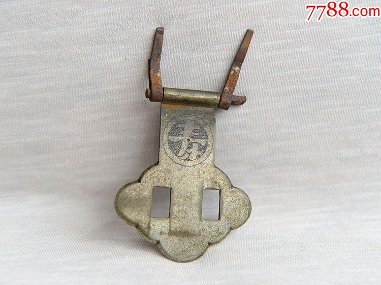 明清家具白铜老铜活清代老铜件配件纯手工刻寿字老铜板