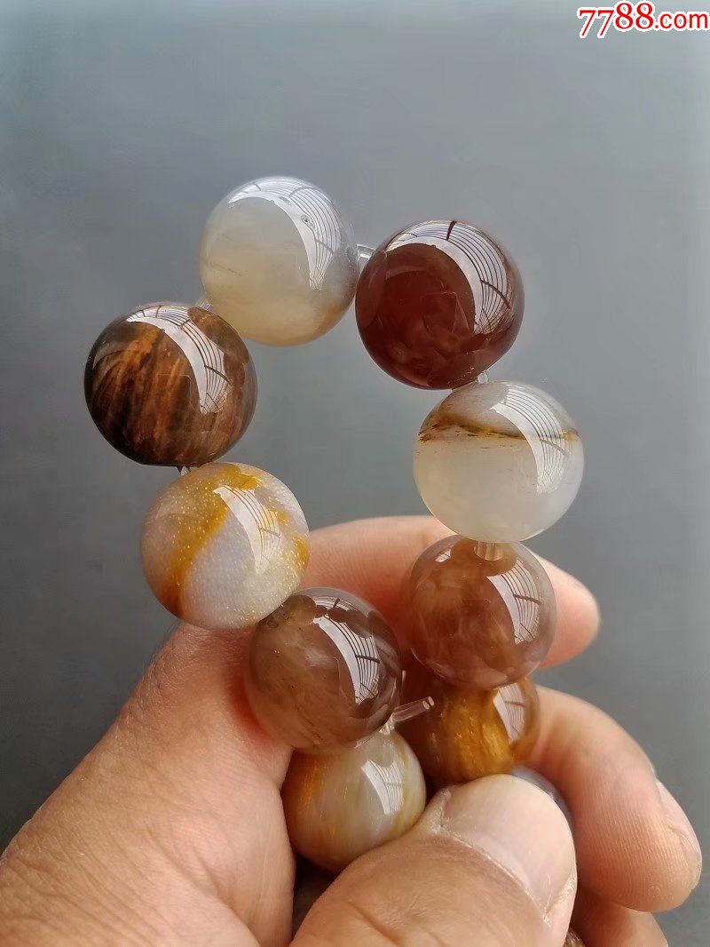 天然树化玉手链木纹搭冰种珠子木化石椰子木化玉文玩正品特价包邮 硅化木 木化石 北京誉恒轩树化玉 77收藏 收藏热线