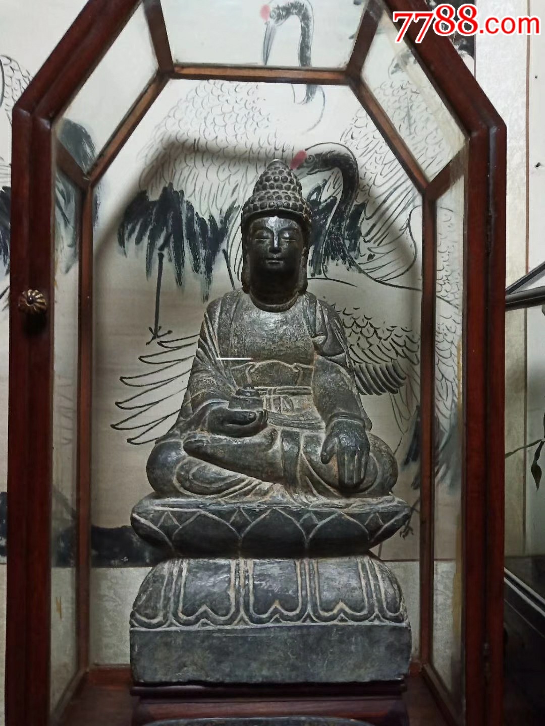 传世的清代石佛