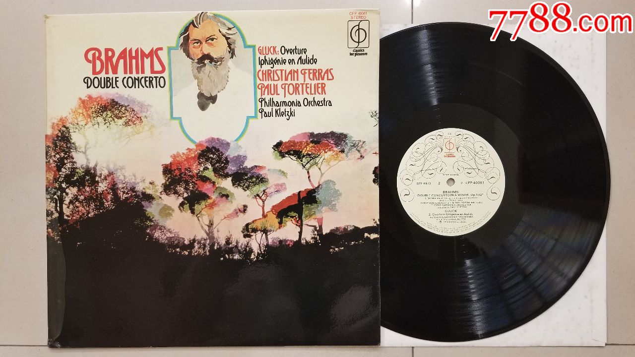 保罗·克莱茨基指挥爱乐管弦乐团,费拉斯小提琴,托特利埃大提琴