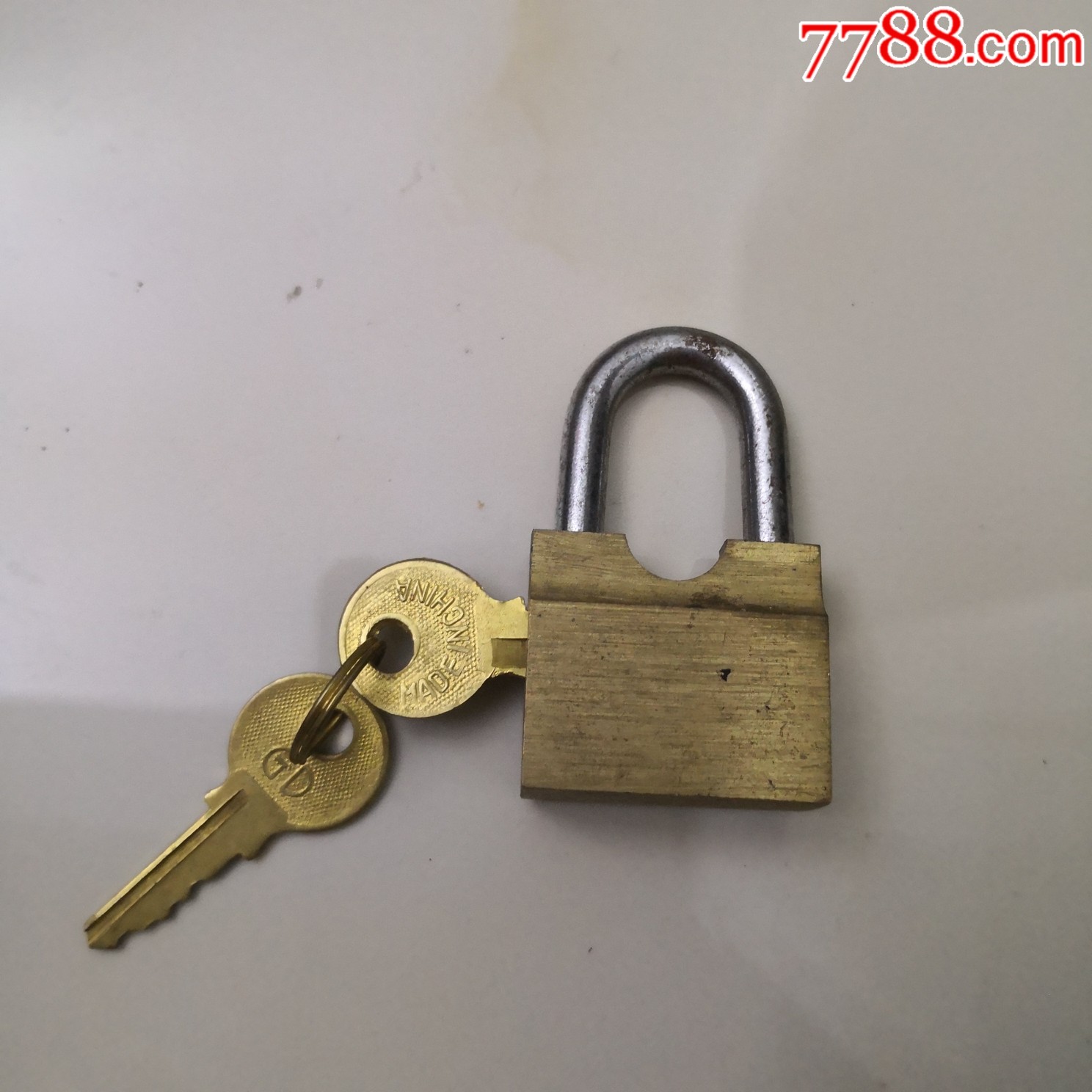 铁挂锁铁锁锁头金门牌正常使用