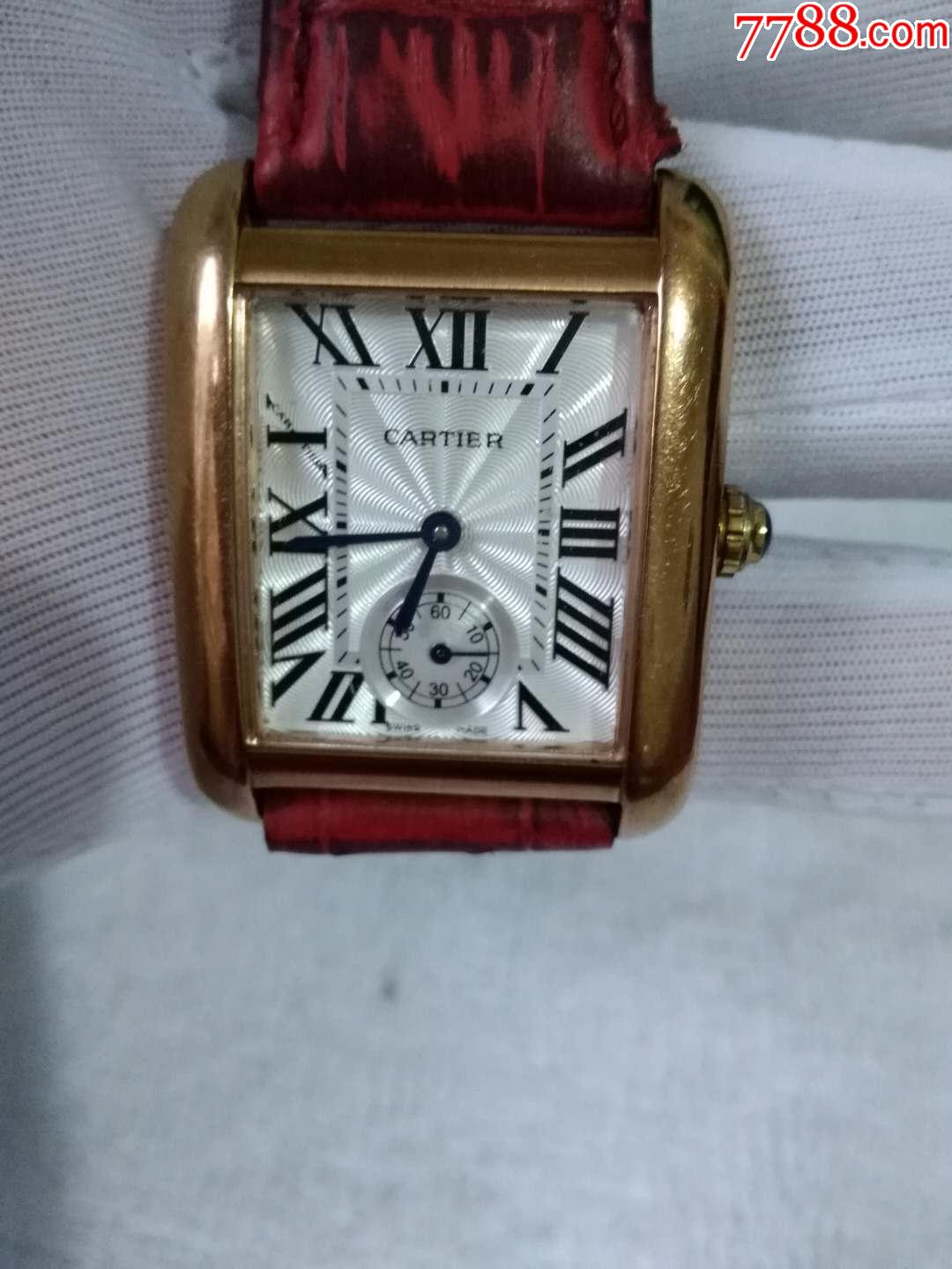 卡地亚小三针石英女表