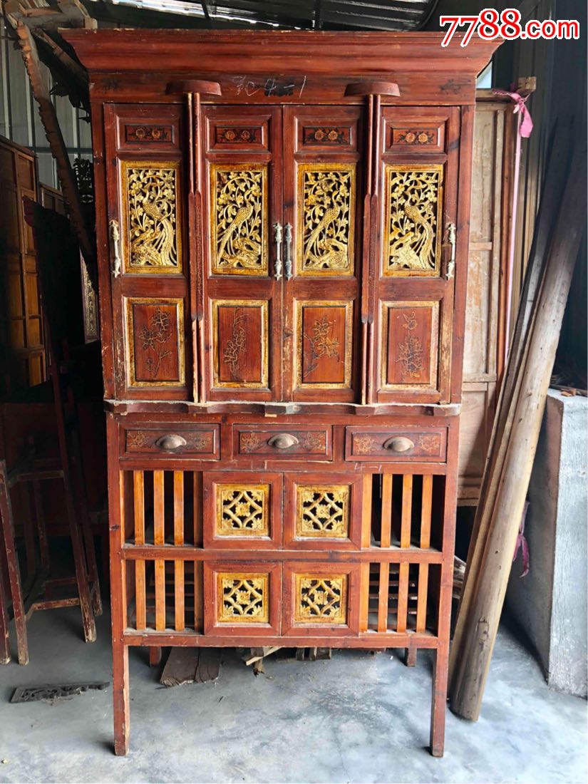 民国民俗特色碗柜储物柜