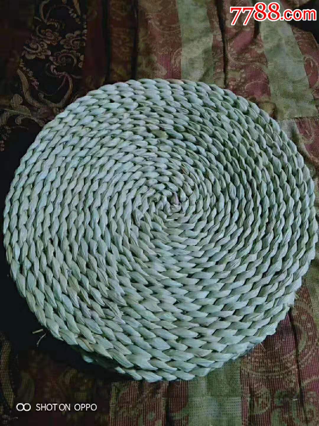 手工玉米皮编织,坐垫,花样设计,原生态设计摆放,漂亮实用,首选!