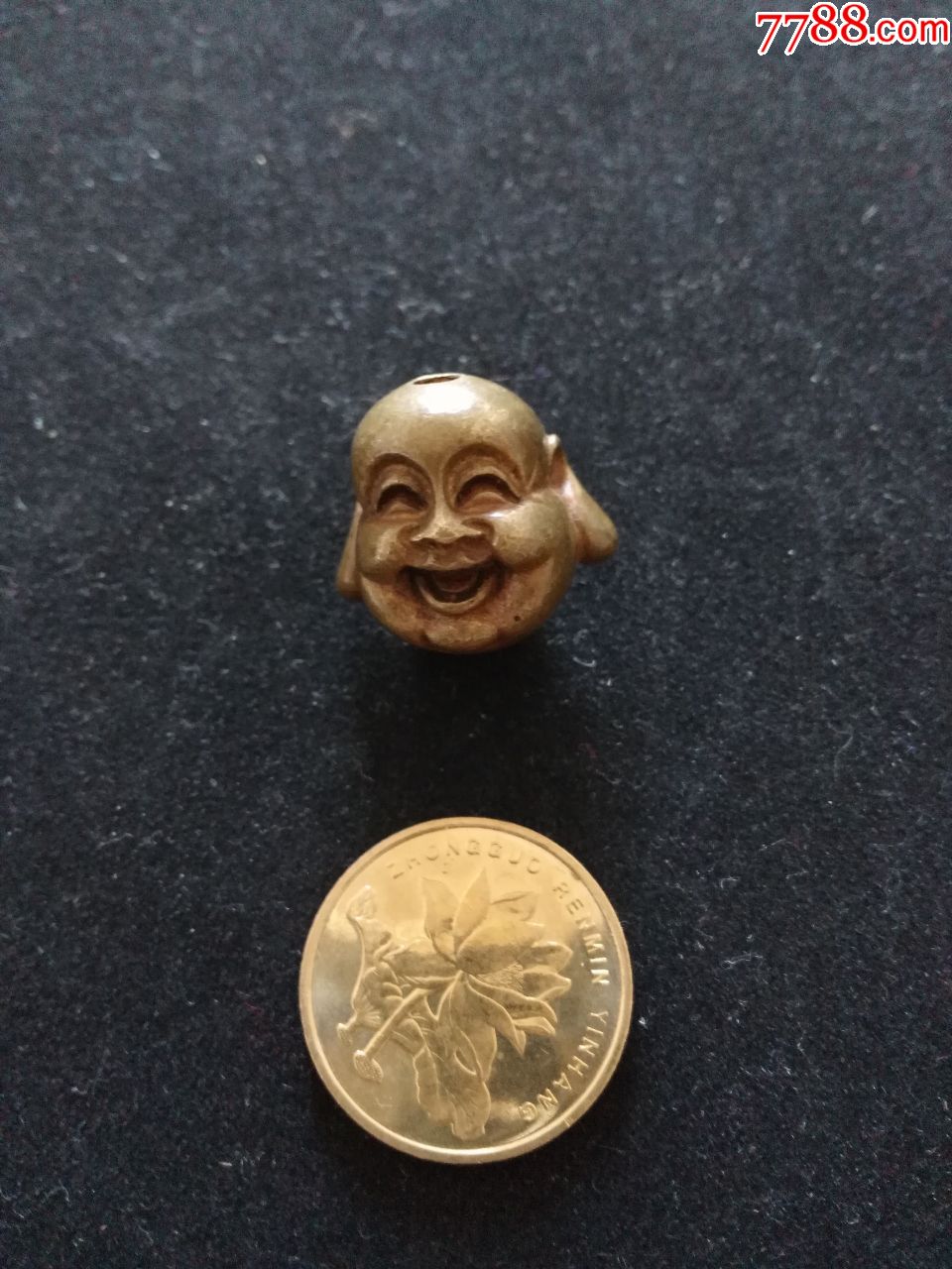 小佛头铜配饰结有缘人
