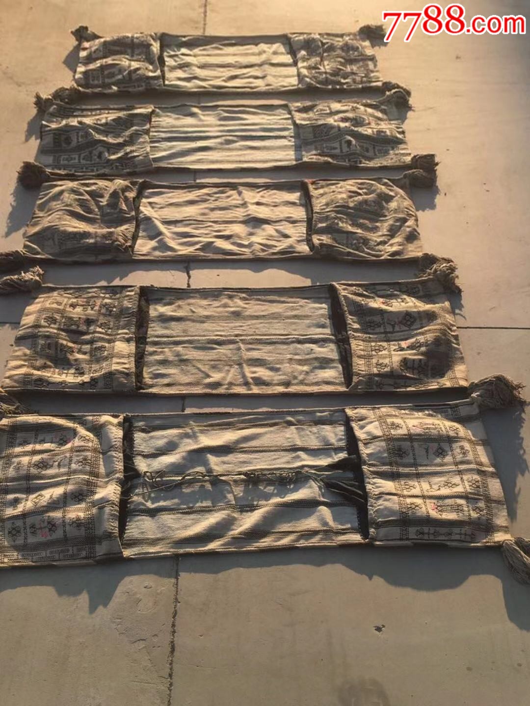 民国时期运输钱币的马搭子纯手工缝制无修补全品包老