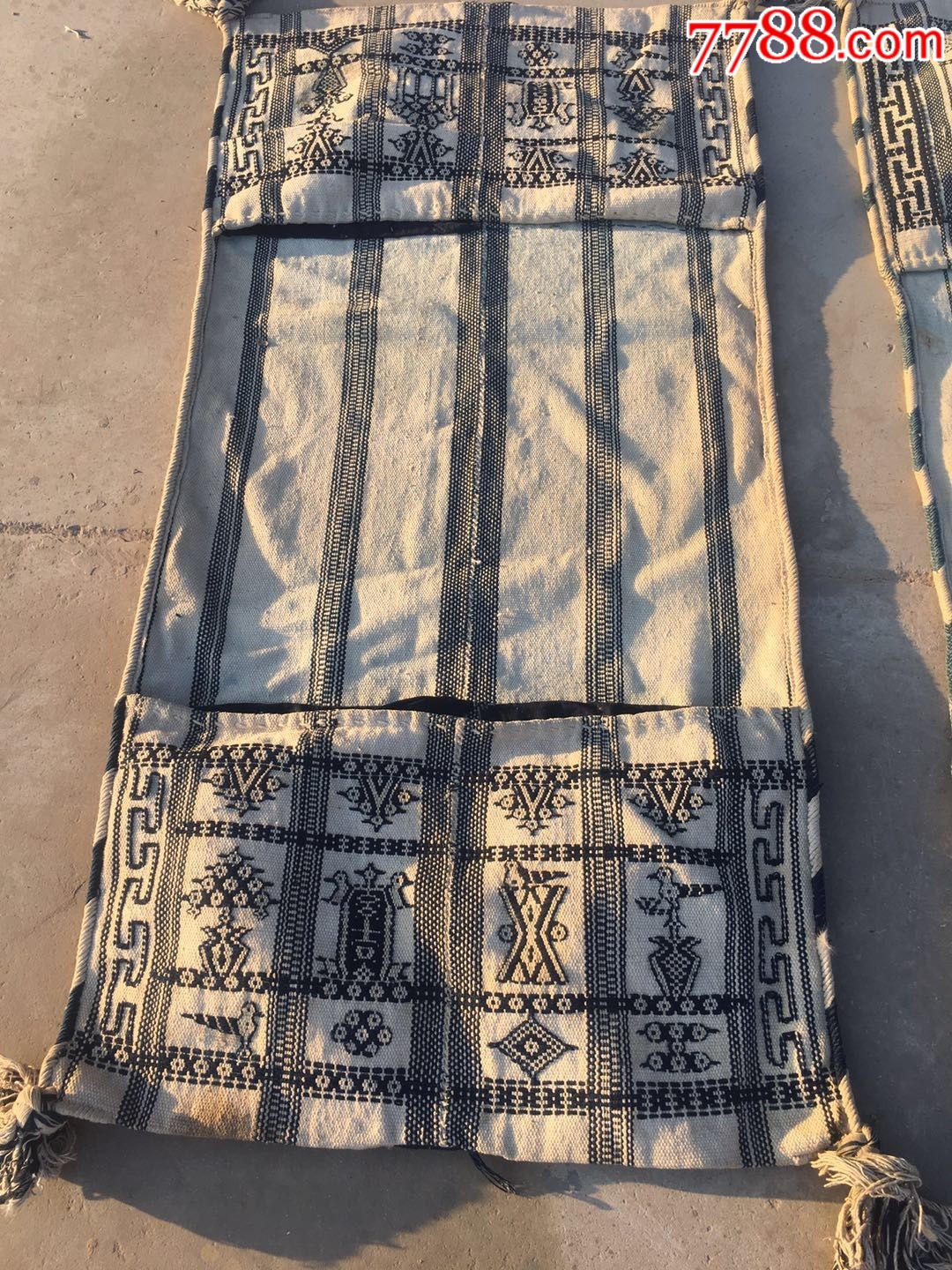 民国时期,运输钱币的马搭子,纯手工缝制,无修补,全品包老