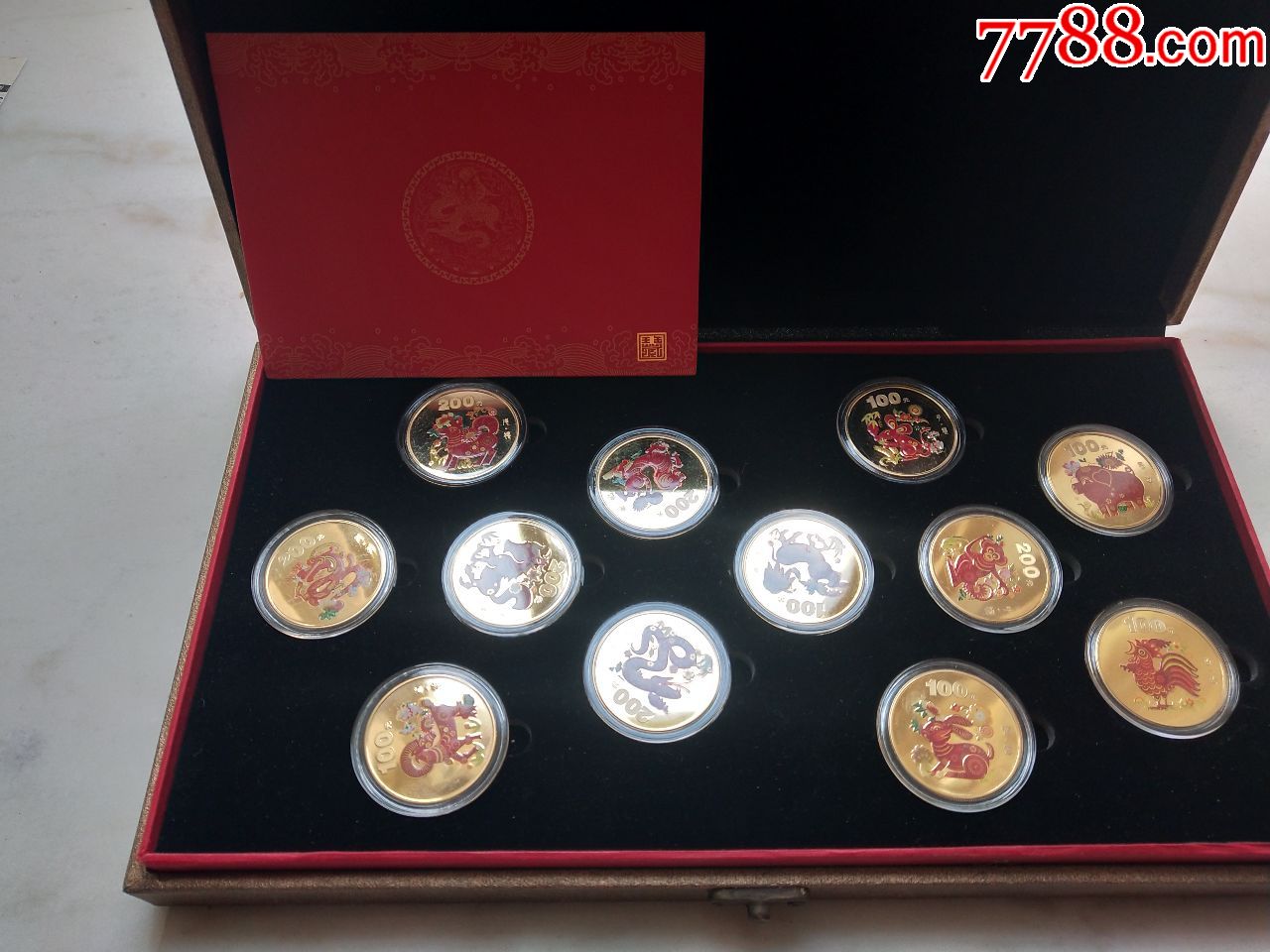 〈2015年〉中国十二生肖贺岁彩金纪念大全,金银纪念币_第2张_7788金