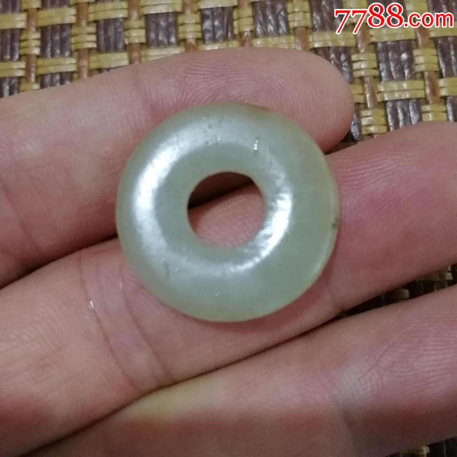 清代老和田平安扣