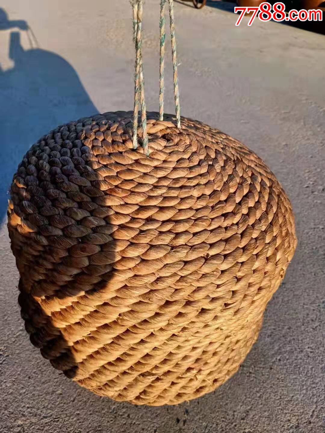 蒲草墩手工编制民俗博物馆摆件全品包老