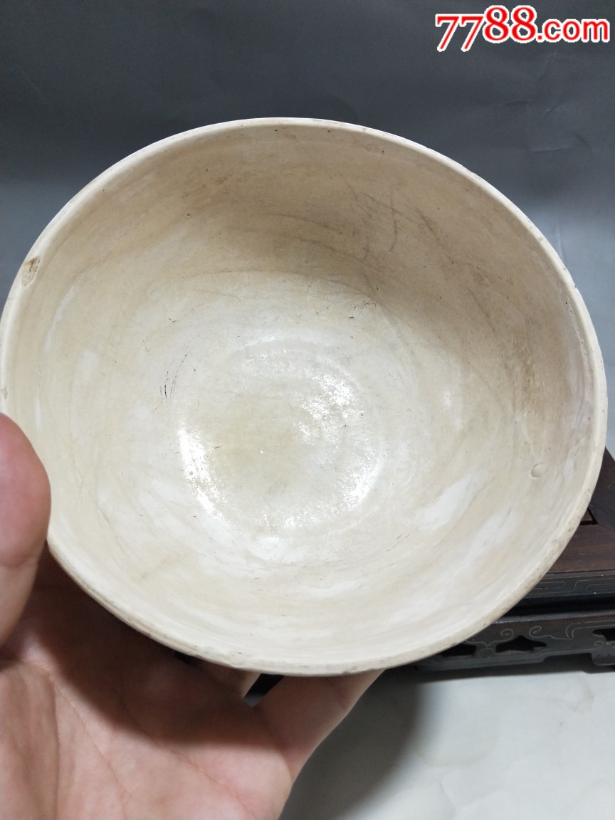唐代白釉碗蒲坂古玩信誉出品