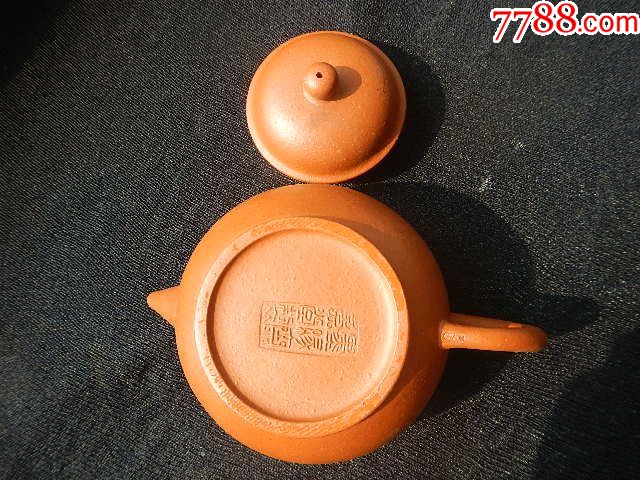 墨缘斋意堂制朱泥水平紫砂壶