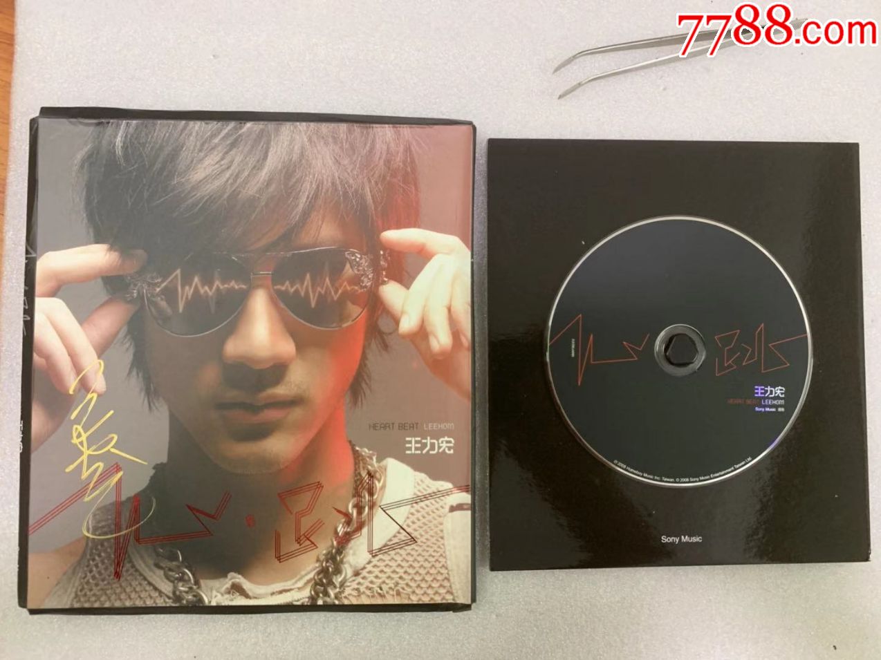 王力宏心跳cd真人签名