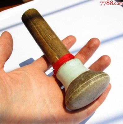 包老包真清代碾药瓷锤