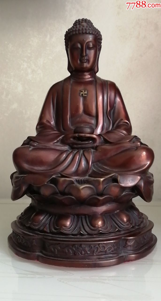 释迦牟尼佛精品纯铜紫铜佛像