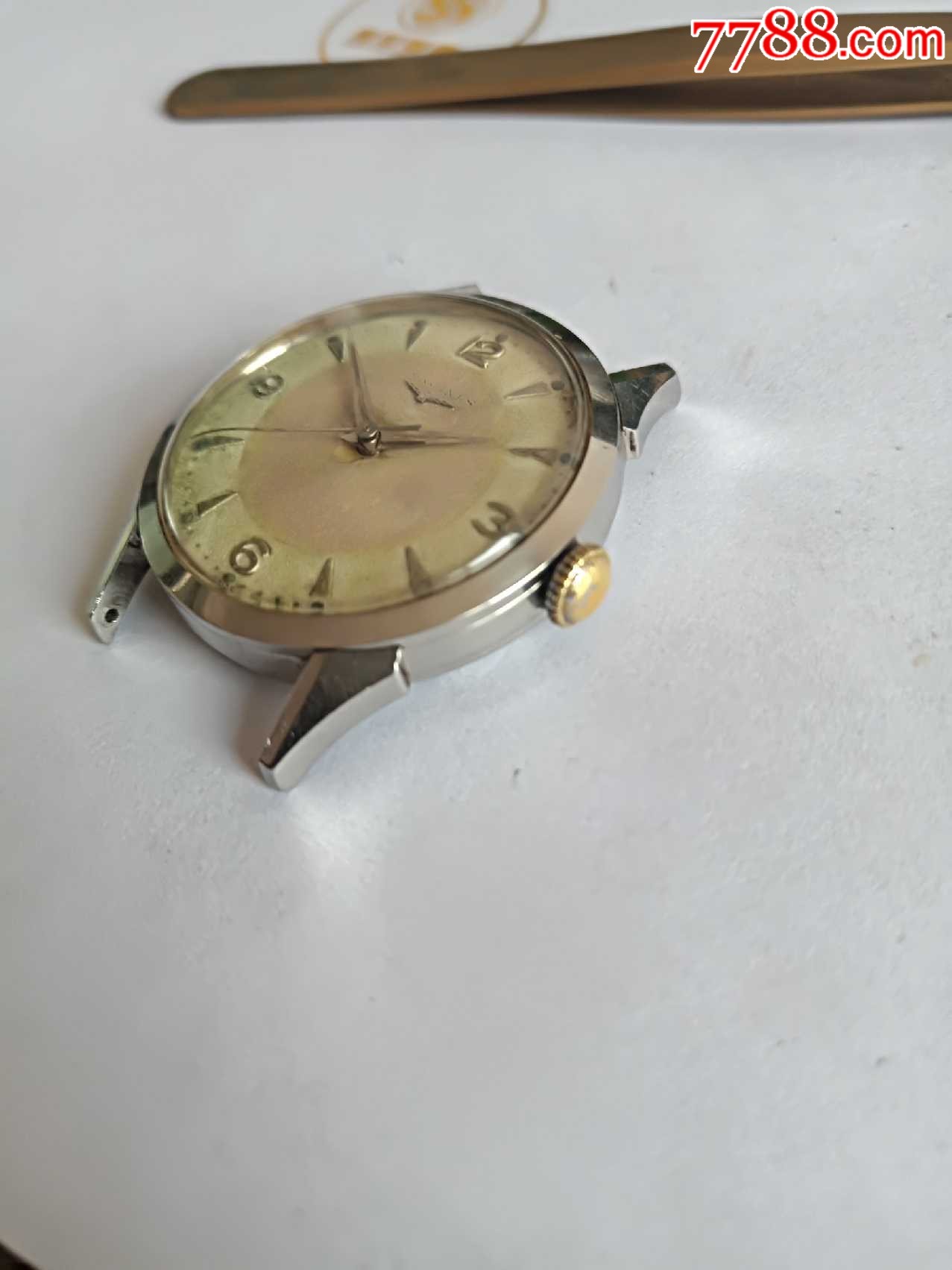 稀有款浪琴浪琴古董手表手卷男款年代久远收藏价值极高