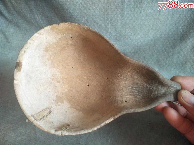 老包浆老一辈人用来舀水挖面的水瓢面瓢葫芦瓢怀旧民俗收藏老物件