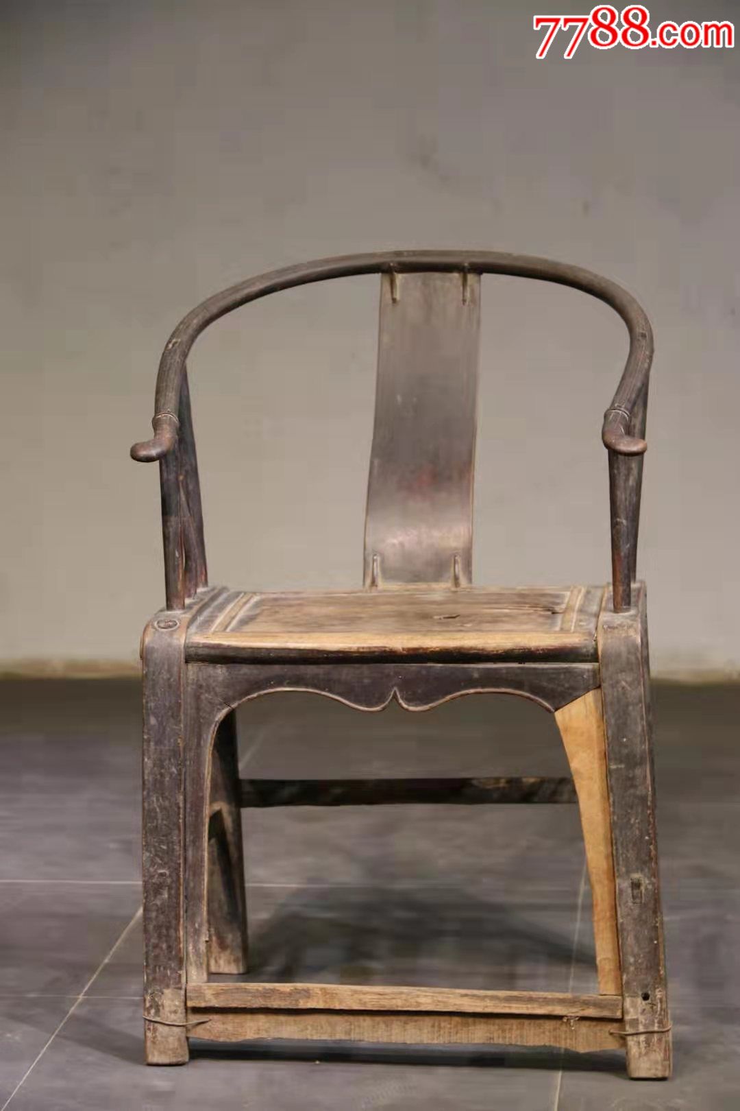 圈椅,年代,清中期,材质,柞桑木,尺寸高90,宽56,厚38,源头货