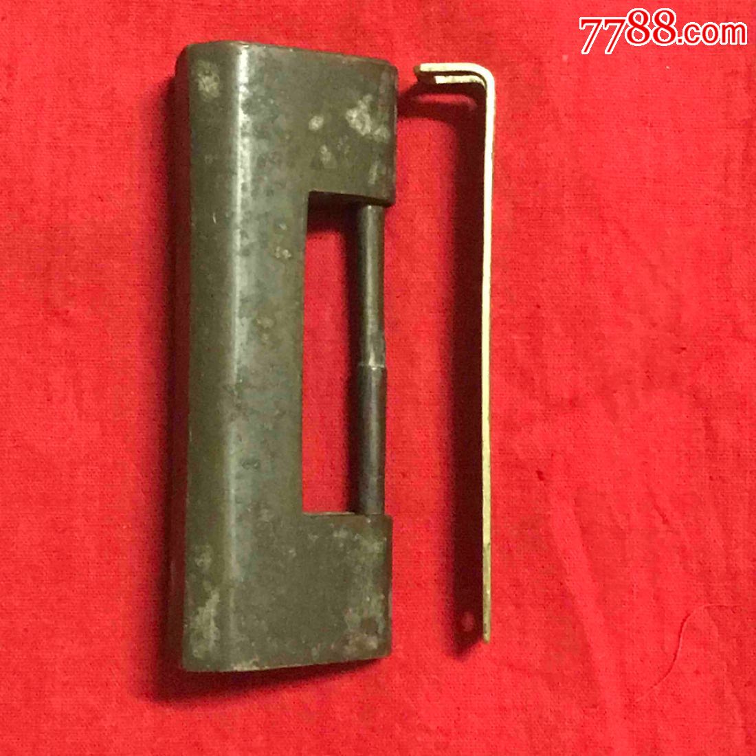 老铜锁民俗老货黄铜锁头品好收藏怀旧配老家具古式家具保真包老