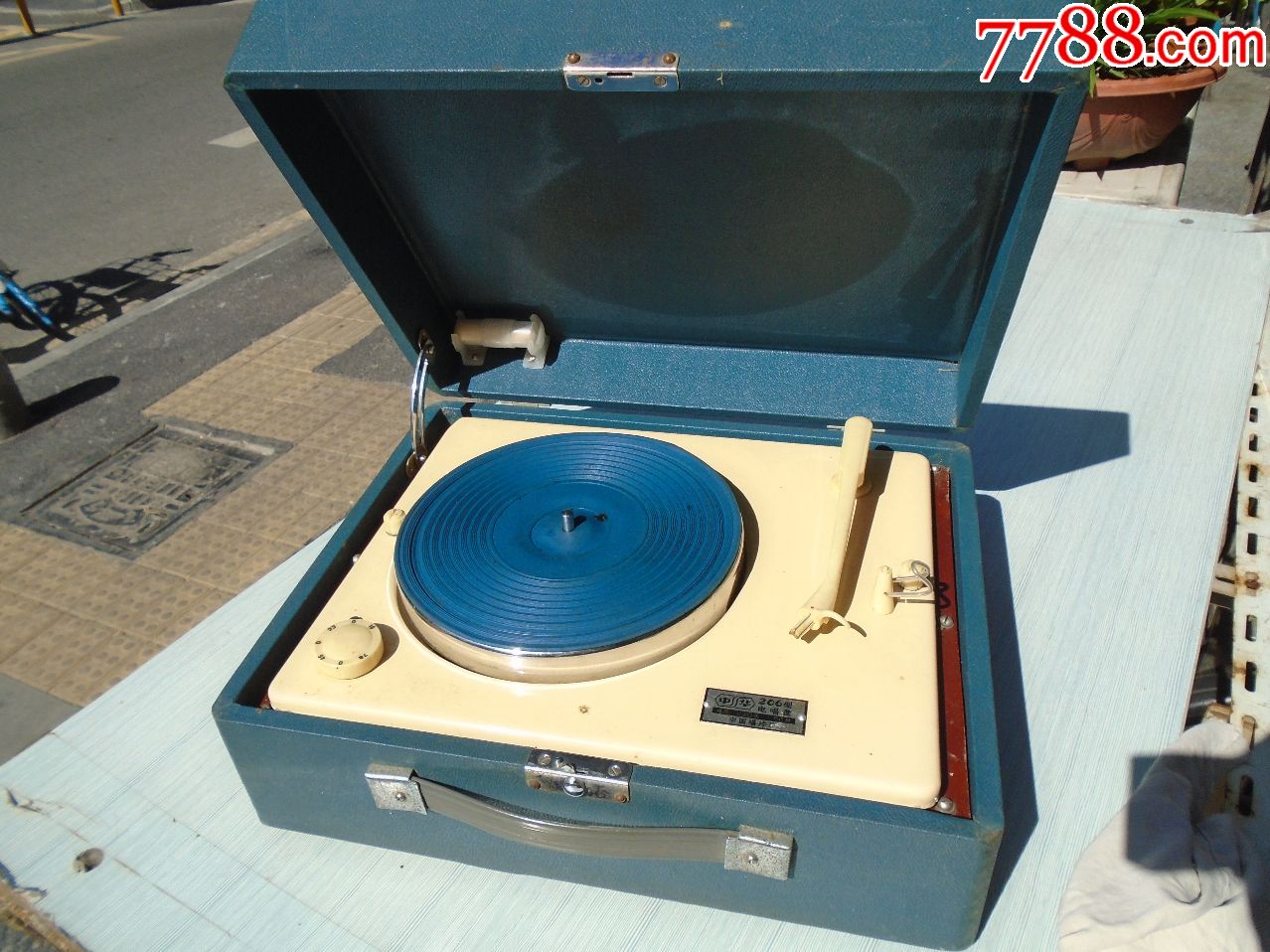 七八十年代中华206型电唱盘电压220伏50赫中国唱片厂品好